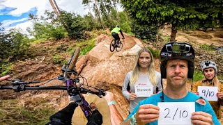 THESE 3 RIDERS RATE MY NEW BIKE PARK!!