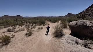 Jump session on pyramid hills Arizona