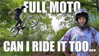 Can I ride FULL MOTO? Dirt Farm's BIGGEST Jump...