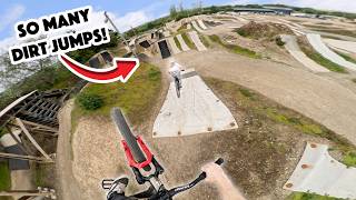 Riding STEEP Dirt Jumps On A SLOPEDURO Bike!