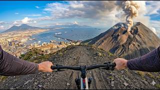 Freeride ESTREMO sul Vesuvio  Discesa PAZZESCA...