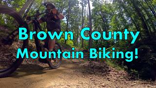 Brown County State Park Indiana Mountain Biking!