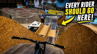 THIS INDOOR BIKE PARK IS THE BEST!
