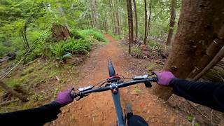 This OR MTB trail is over 2.5 miles of jumps!