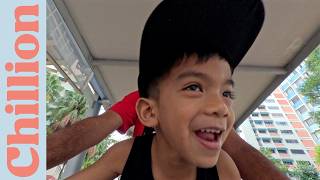 A Haircut Ride Home with Grandson