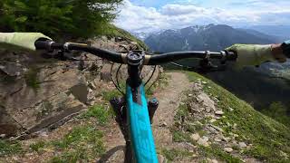 Seck trail upper part, Rosswald, POV, MTB,...