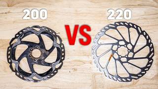 220mm Shimano Rotors Put My Old Setup To Shame.