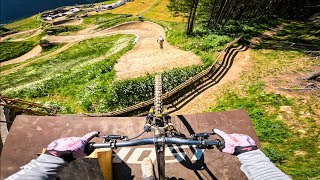 RIDING THE SICKEST NEW MTB FREERIDE LINE!!