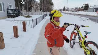 Winter test: GoPro Max 2 and DJI drone follow Cam