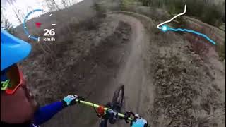 Hoots Down l Black Diamond run l Bog drop off...