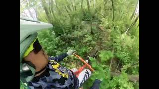 Cowboy Trail: Double Black Diamond Drop off l...