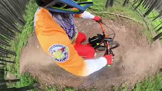 727 trail in Moose Mountain, muddy chill ride...