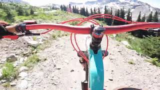 Whistler 2022: Peak Chair Connector trail l...