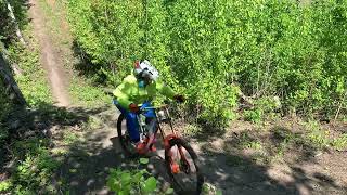 Hyperloop trail in Cameron Heights, Solo ride...