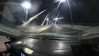 Cebu City: CCLEX Bridge crossing at night.