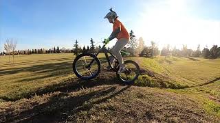 Sunday ride with kids.