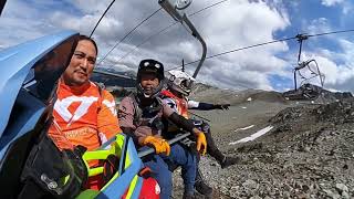 Whistler Mountain Bike Park:  Chairlift with...