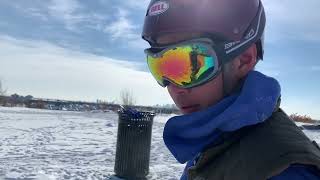 Snowboarding: Arnold and Anthony sending down...