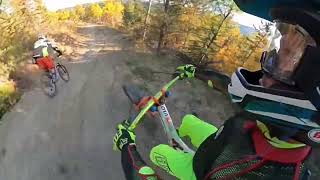 Flight 66 trail with Bike ta Bai  in Moose...