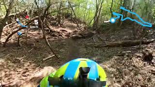 Silver Fox trail , rear PoV with Arnold and Mike.