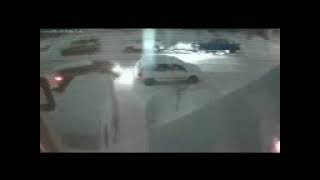 Black SUV/Van hit and run at North Edmonton...
