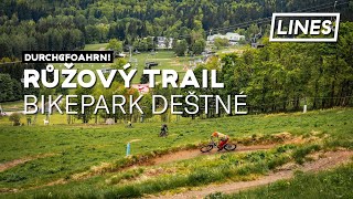Růžový trail - Bikepark Deštné  | LINES