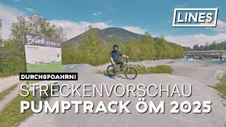 Streckenvorschau  Pumptrack ÖM 2025  | LINES
