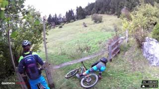 Mountainbike Weidezaun 'Unterquerung'