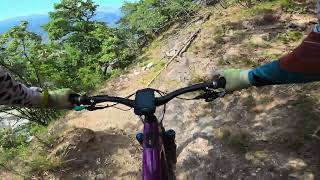 Le Fond de Niouc trail, POV, eMTB, Valais,...