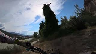 Pêcheur 2 trail, POV, Switzerland, Valais,...