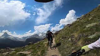 Findelalp trail part 1, Zermatt, POV, Valais,...