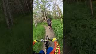 Climbing up to Skills park area l Terwillegar...