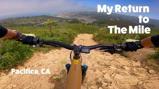 The Mile Trail - Pacifica, CA - not easy! eMTB