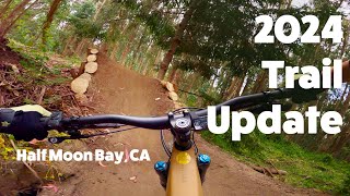 2024 MTB Trails updated - Half Moon Bay, CA - 4K
