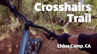Crosshairs trail -  Backside of China Camp,...