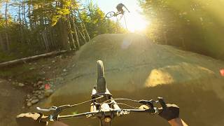 Shredding Whistler Bike Park at Sunset is the...