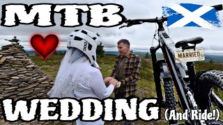 THEY GOT MARRIED ON A TRAILHEAD THEN WE RODE!