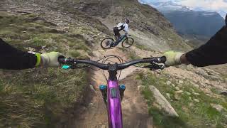 Untere Kelle Trail, POV, Zermatt, Switzerland,...