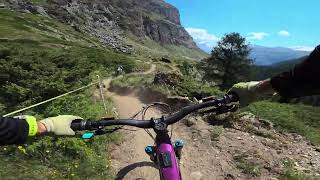 Chalbermatta Trail, POV, Zermatt, Switzerland,...