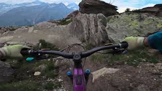 Blauherd and Sunnegga trails, POV, Zermatt,...