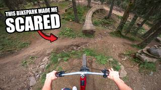 RIDING THE SCARIEST BIKEPARK EVER!?