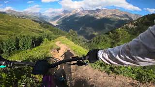 Alplighorn trail, POV, eMTB, Switzerland,...