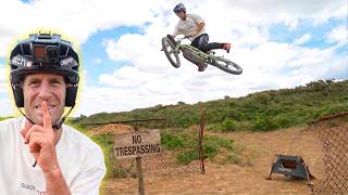 I BROUGHT A RAMP TO AN ABANDONED MOTOCROSS...