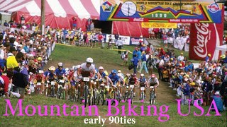Mountain Biking USA in the early 90ties