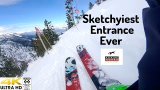 Sketchyiest Entrance at Kicking Horse Mtn? ...