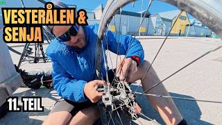 3 gebrochene Speichen | Bikepacking Nordkap...