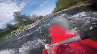 Kayak River Dee between Potarch and Banchory