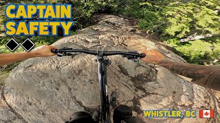 Captain Safety | Double Black | WHISTLER Bike Park
