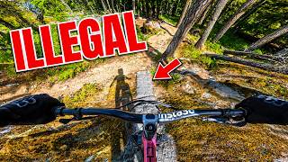 Riding this trail was ILLEGAL...until now