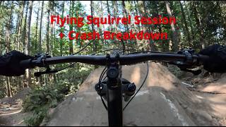 Flying Squirrel Session and Crash Breakdown